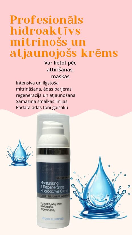 Moisturizing & Regenerating Hydroactive Cream (Bielenda)